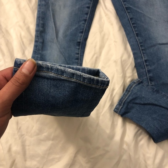 AG-ED Denim light blue skinny ankle denim jeans size 25 - Picture 8 of 9